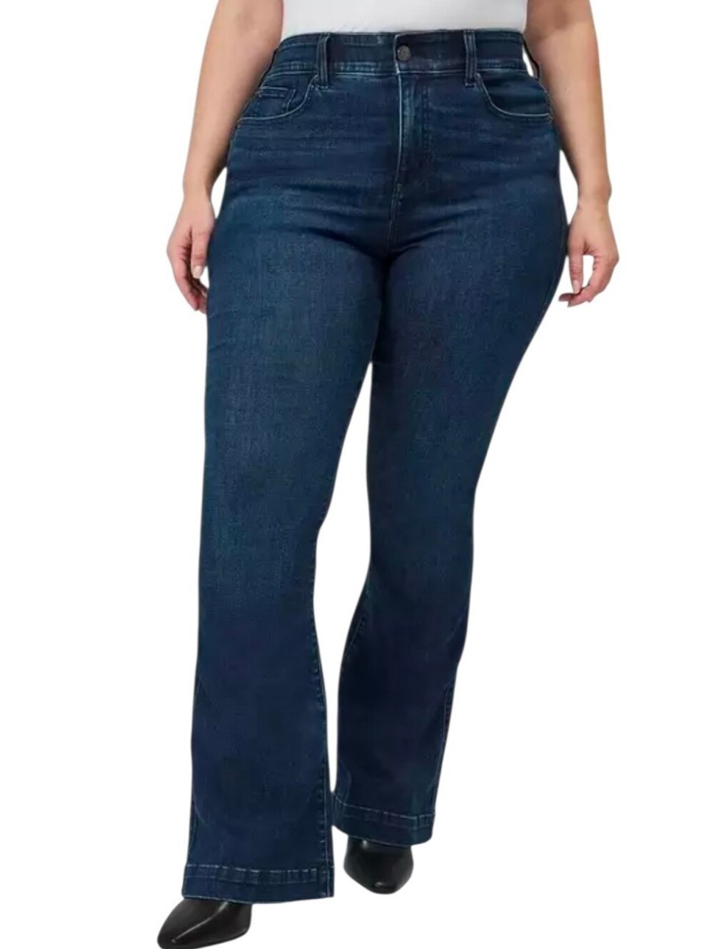Torrid Bombshell Flare High Rise Jean Super Soft Stretch Denim Dark Wash 22
